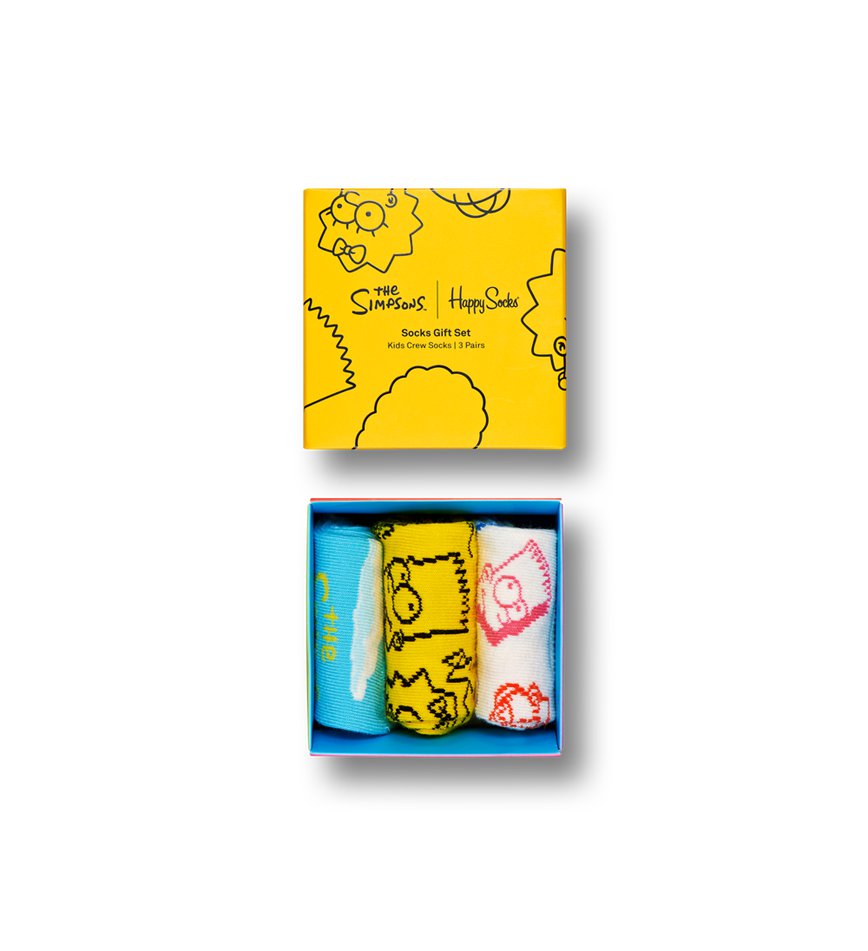 Gift Set Happy Socks The Simpsons 3-Pack | HZQ-6187846