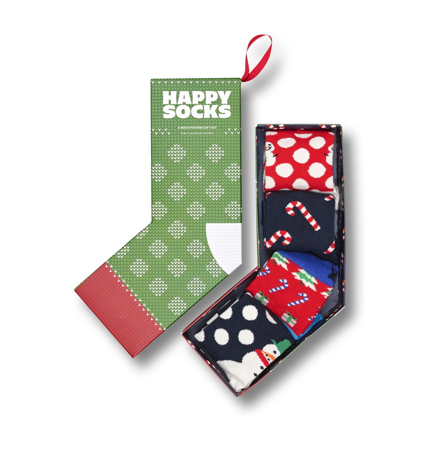 Gift Set Happy Socks 4-Pack X-Mas Stocking | YUQ-3849972