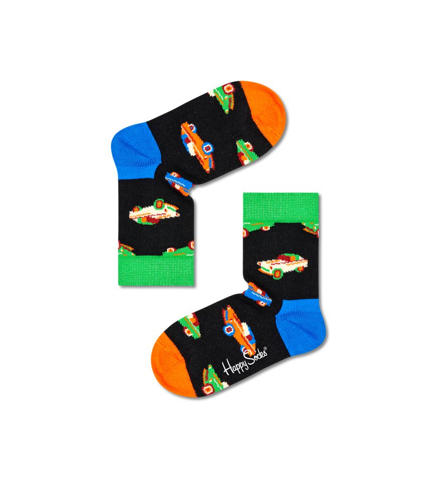 Gift Set Happy Socks 2-Pack Mini & Me Car Socks | BEQ-7661951