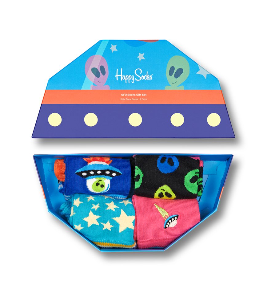 Gift Set Happy Socks 4-Pack Space Socks | DCZ-4976175