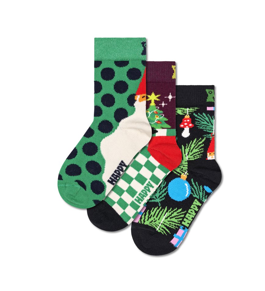 Gift Set Happy Socks 3-Pack Presents Under The Tree | VXJ-7504802