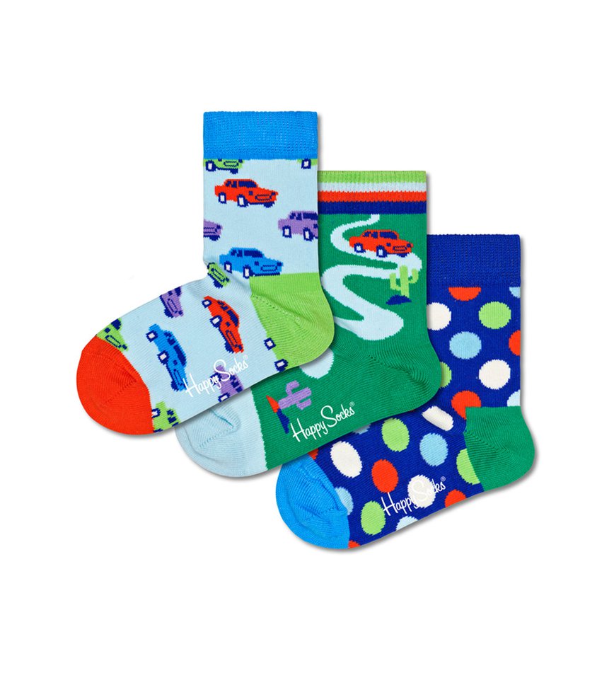 Gift Set Happy Socks 3-Pack Roadtrip | TKM-5476639