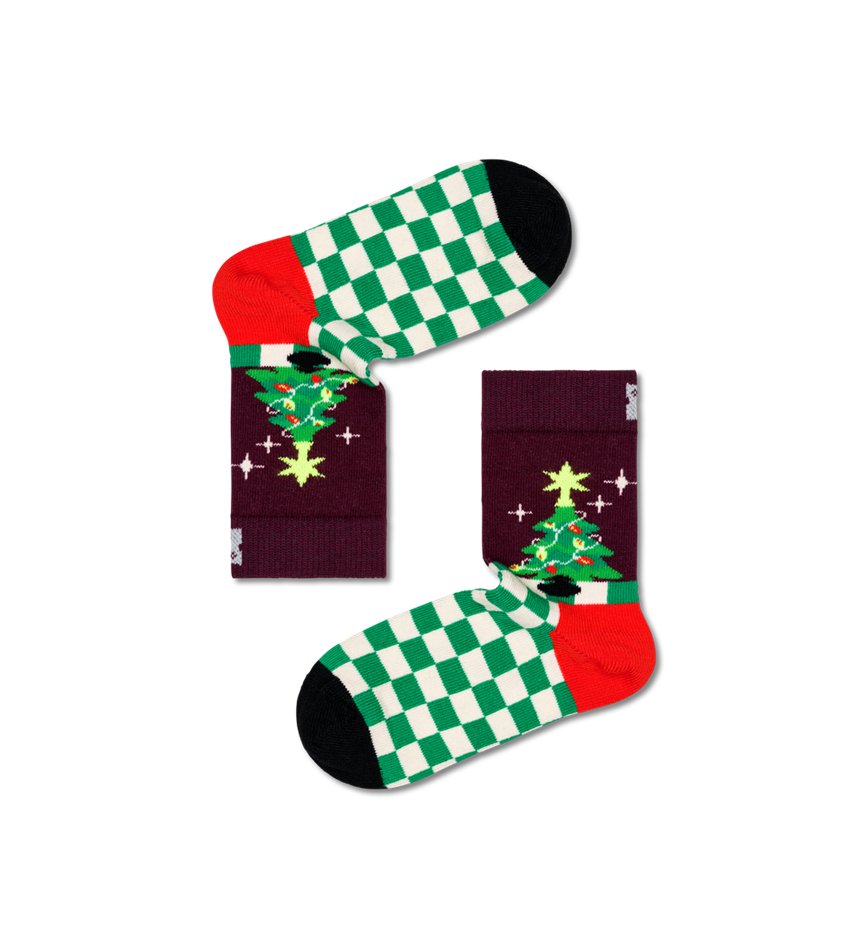 Gift Set Happy Socks 3-Pack Presents Under The Tree | VXJ-7504802