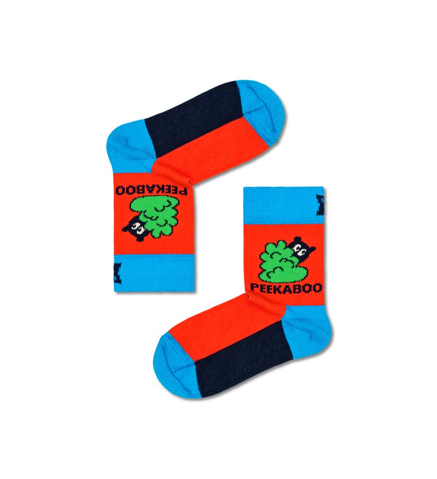 Gift Set Happy Socks 3-Pack Peek-A-Boo Military | QZV-9308228