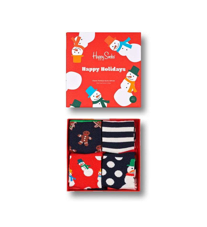 Gift Set Happy Socks 4-Pack Holiday | FAU-5130463