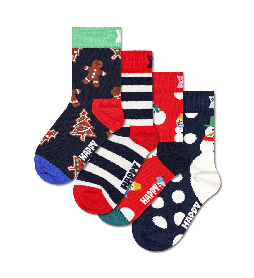 Gift Set Happy Socks 4-Pack Holiday | FAU-5130463