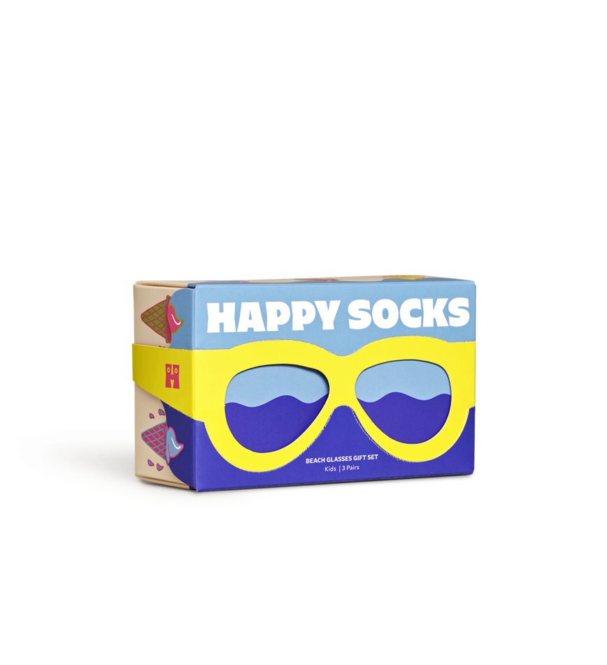 Gift Set Happy Socks 3-Pack Glasses | MSN-5190559