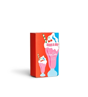 Gift Set Happy Socks 2-Pack Mini & Me Milkshake Socks | NTY-5284445