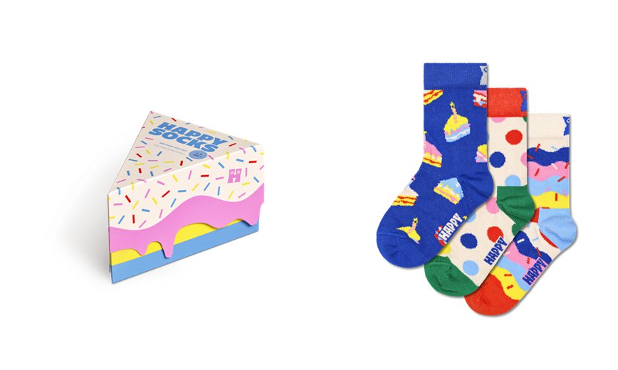 Gift Set Happy Socks 3-Pack Birthday | MBB-7130713