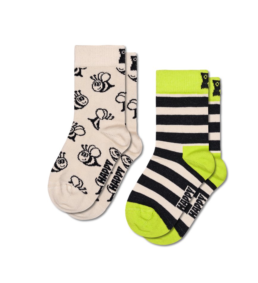 Chaussette Happy Socks 2-Pack Bee | AHR-5616484