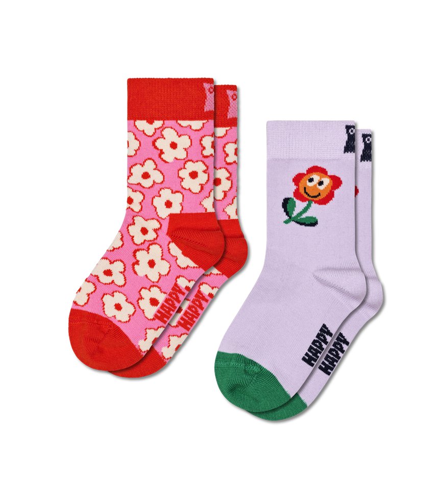 Chaussette Happy Socks 2-Pack Flowers | WVH-4627350