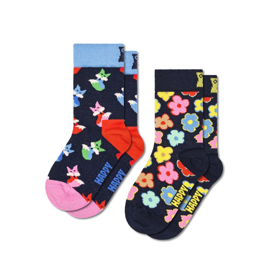 Chaussette Happy Socks 2-Pack Fox & Flower | IRA-2545874