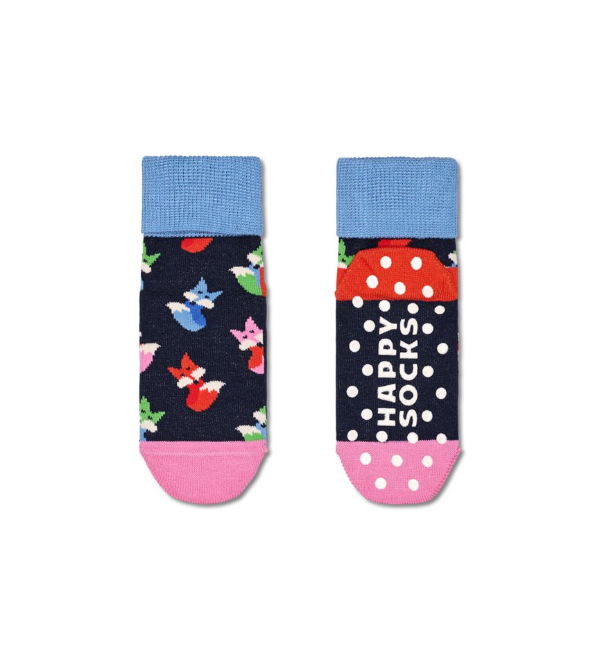 Chaussette Happy Socks Antislip 2-Pack Fox & Flower | FYB-0170519