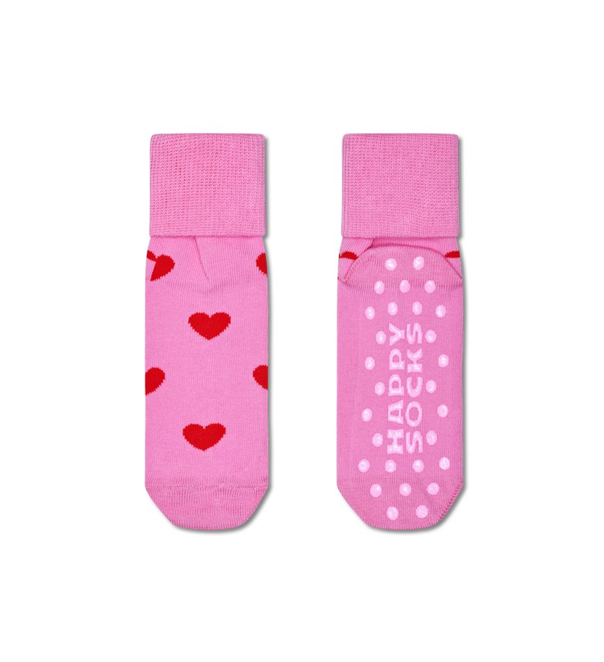 Chaussette Happy Socks Antislip 2-Pack Heart & Big Dot | RRI-9922974