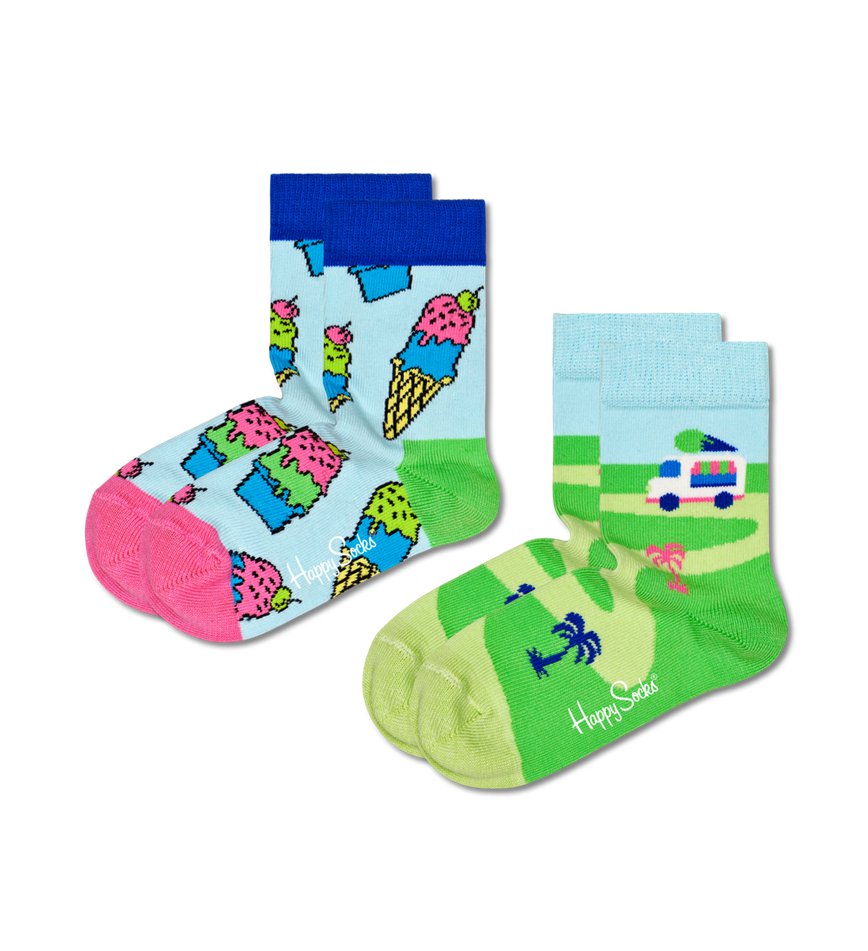 Chaussette Happy Socks 2-Pack Ice Cream | XWP-8045316