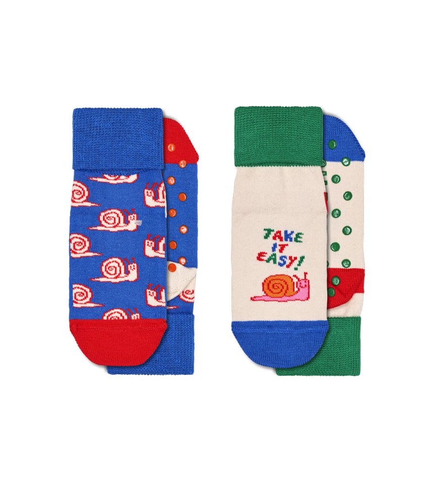 Chaussette Happy Socks 2-Pack Take It Easy Anti-Slip | PTP-8479948