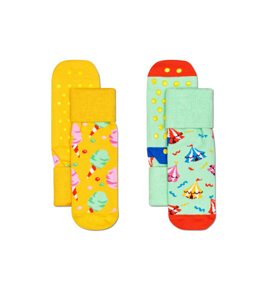 Chaussette Happy Socks 2-Pack Circus Anti Slip | LAN-6189061