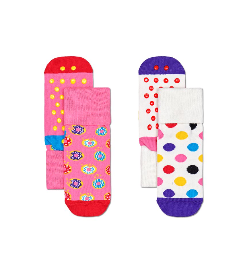 Chaussette Happy Socks 2-Pack Donut Anti Slip | ETV-1351549