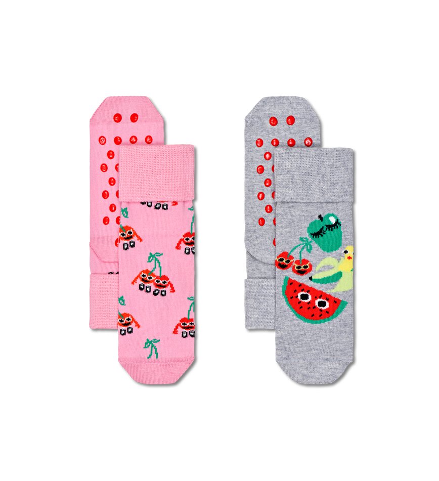 Chaussette Happy Socks 2-Pack Fruit Mix Anti Slip | BZK-2235268