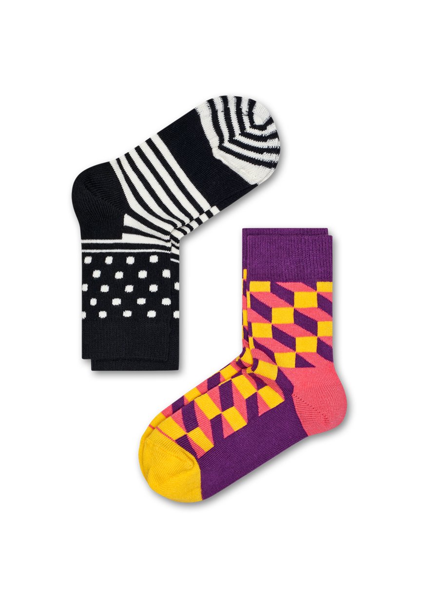 Chaussette Happy Socks 2-Pack Filled Optic | KHS-5489954