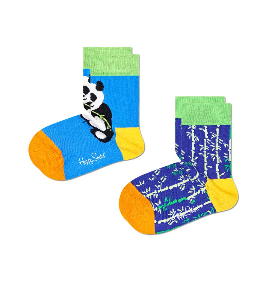 Chaussette Happy Socks Panda Bambu 2-Pack Kids | PMH-2030076