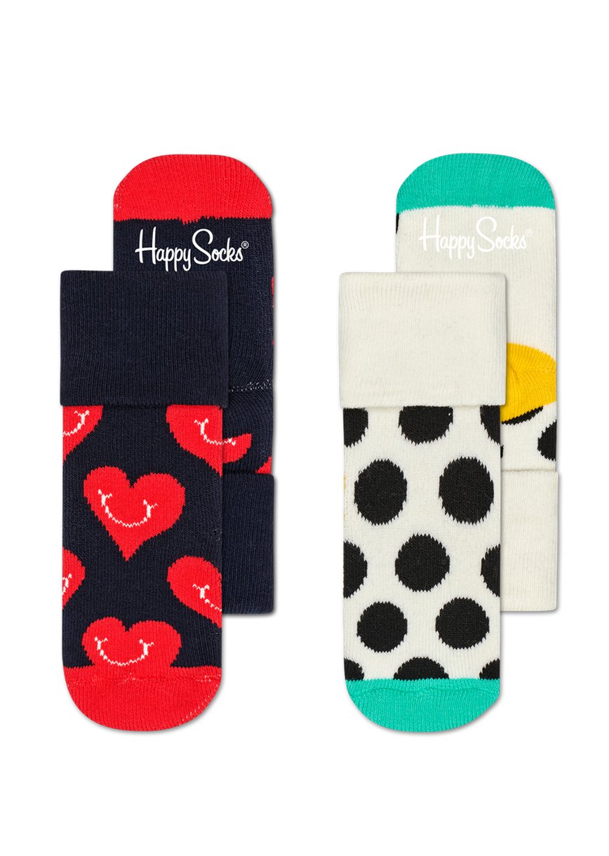 Chaussette Happy Socks 2-Pack Smiling Heart Terry | VRQ-2900429