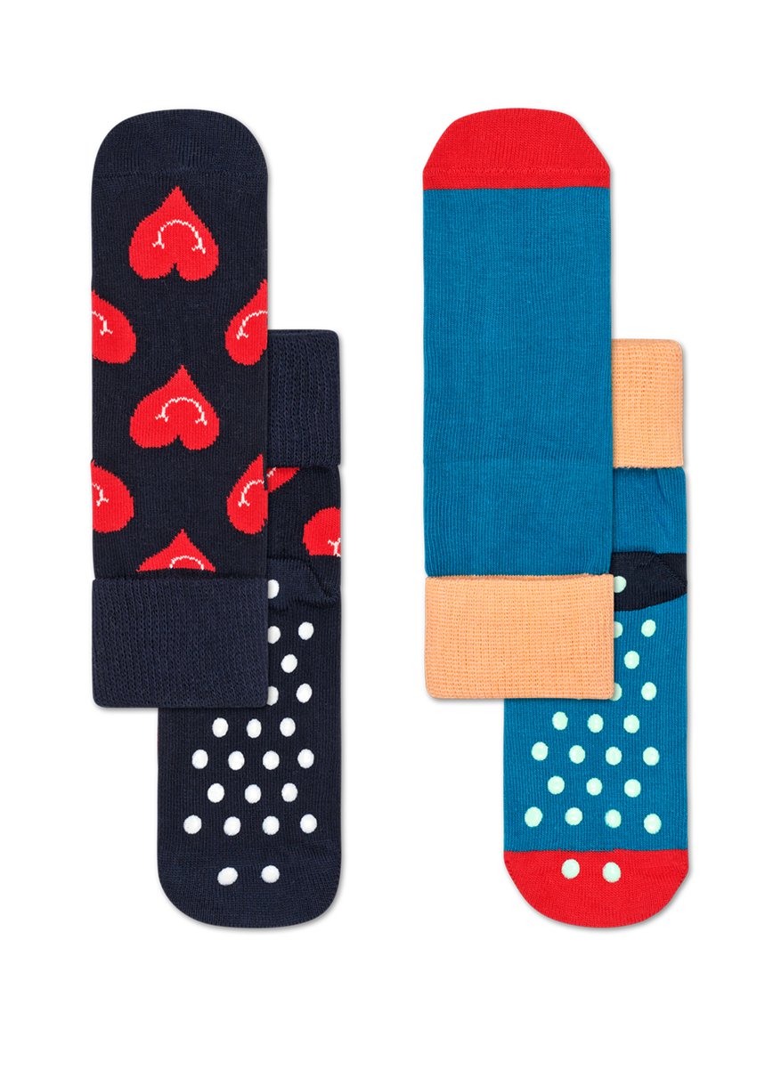 Chaussette Happy Socks 2-Pack Smiling Heart Anti-Slip | NJF-6923731