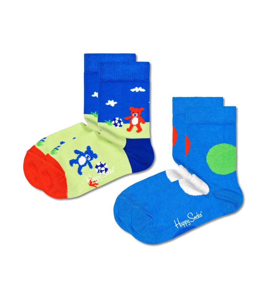 Chaussette Happy Socks 2-Pack Football Teddies | TSM-8337373