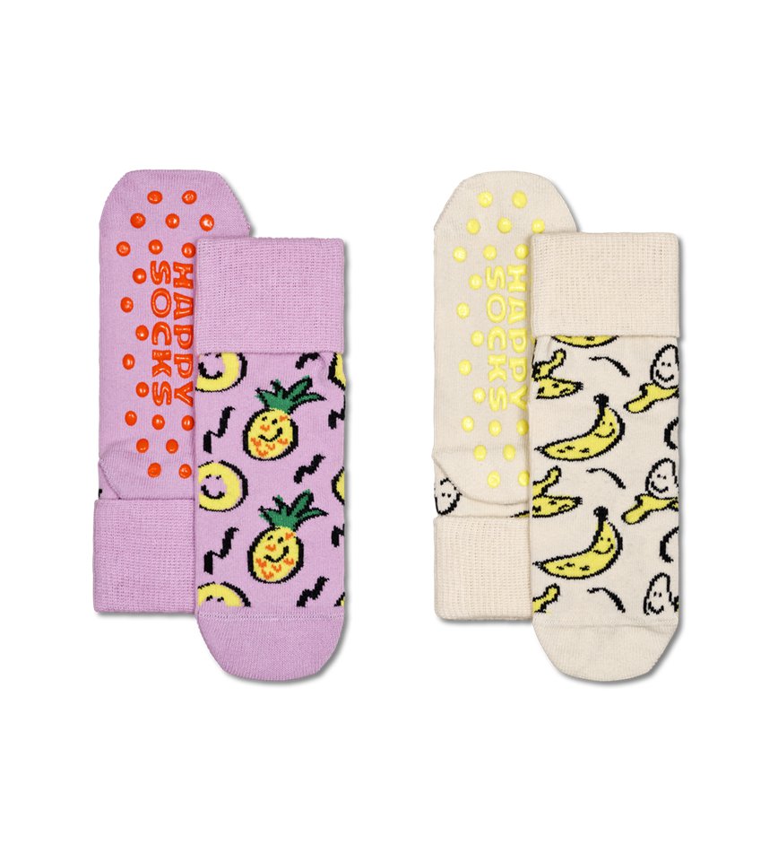 Chaussette Happy Socks 2-Pack Pineapple Anti-Slip | GBP-9609493