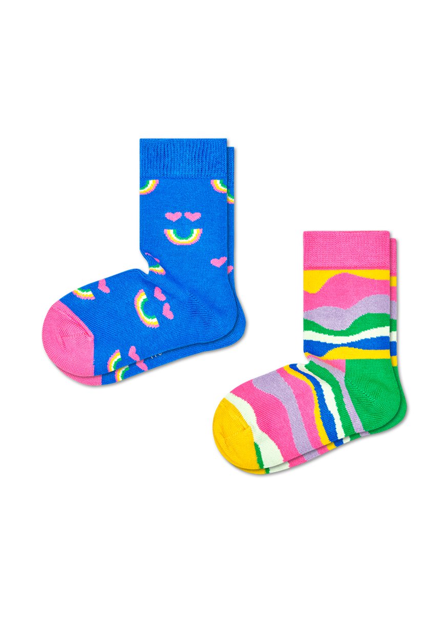 Chaussette Happy Socks 2-Pack Rainbow Smile | LJV-7095081