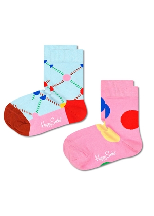 Chaussette Happy Socks 2-Pack Dots | XYJ-4211410