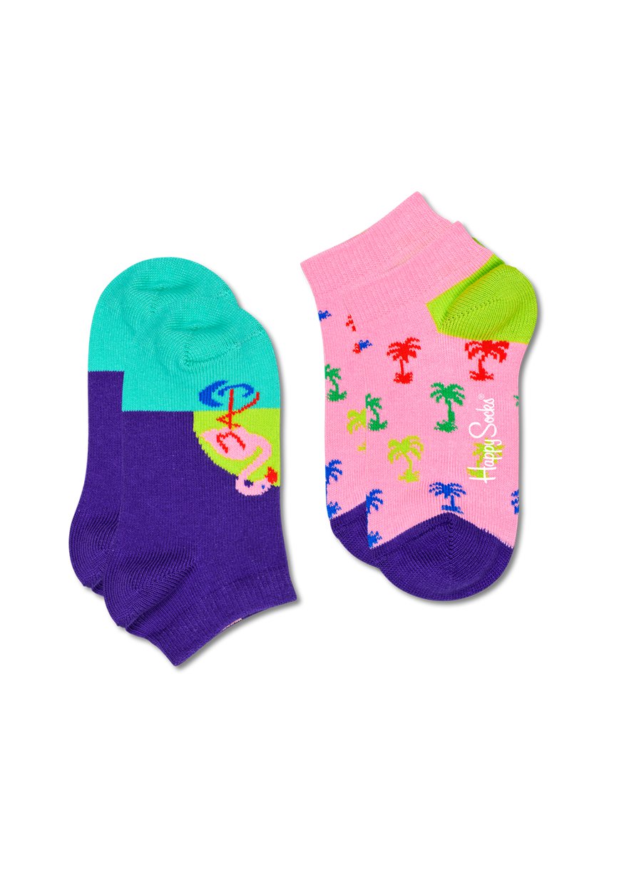 Chaussette Happy Socks 2-Pack Flamingo Low | CDB-3145272