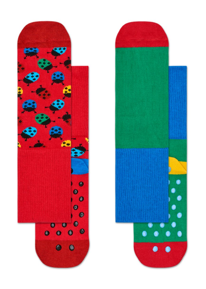 Chaussette Happy Socks 2-Pack Ladybug Anti-Slip | SCE-7405021