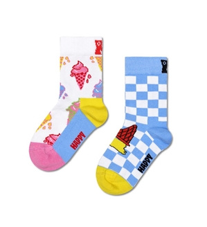 Chaussette Happy Socks 2-Pack Ice Cream | ZLD-1345038