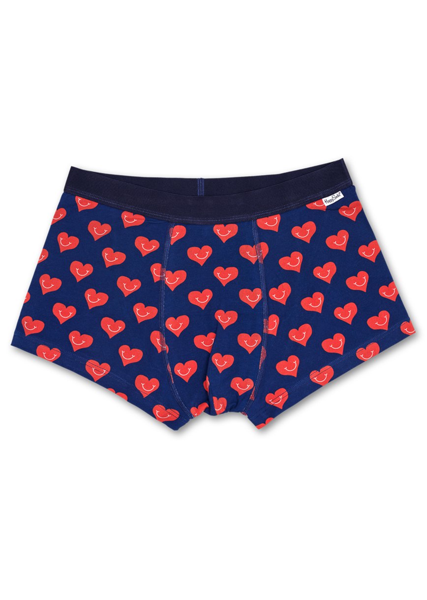 Sous Vêtement Happy Socks 2-Pack Smiling Heart Trunks | UUU-7633571