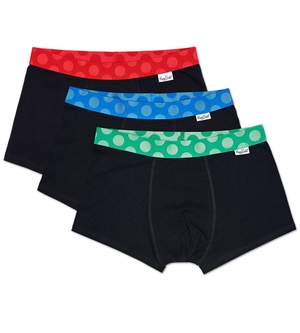 Sous Vêtement Happy Socks 3-Pack Contrast Trunks | TKA-5955925