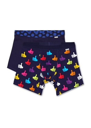 Sous Vêtement Happy Socks 2-Pack Thumbs Up Boxer Briefs | CAW-3393164