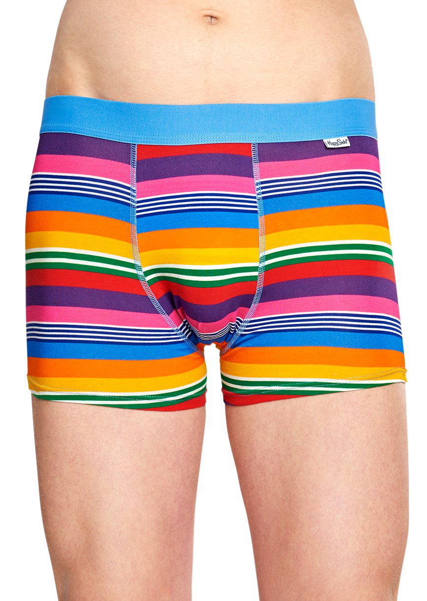 Sous Vêtement Happy Socks Multi Stripe Trunk | WCU-8410174