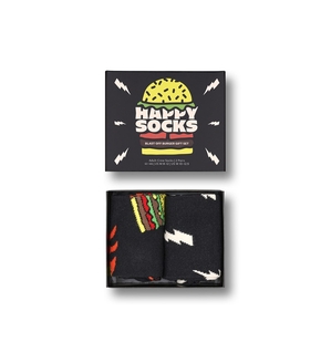 Gift Set Happy Socks 2-Pack Blast Off Burger Socks | HYP-3676525