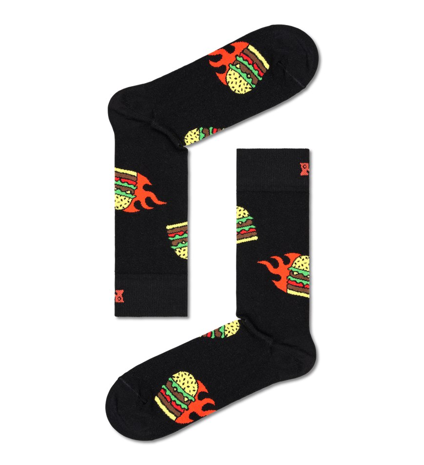 Gift Set Happy Socks 2-Pack Blast Off Burger Socks | HYP-3676525