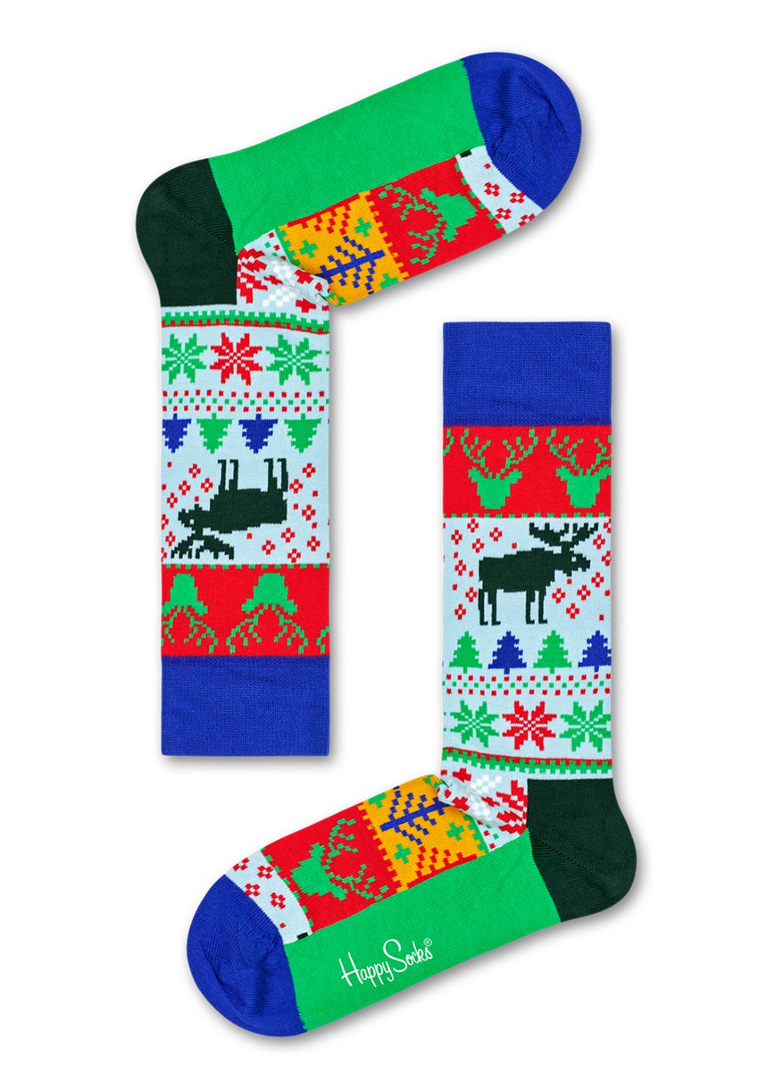 Gift Set Happy Socks 2-Pack Fair Isle Socks | XCL-1307322