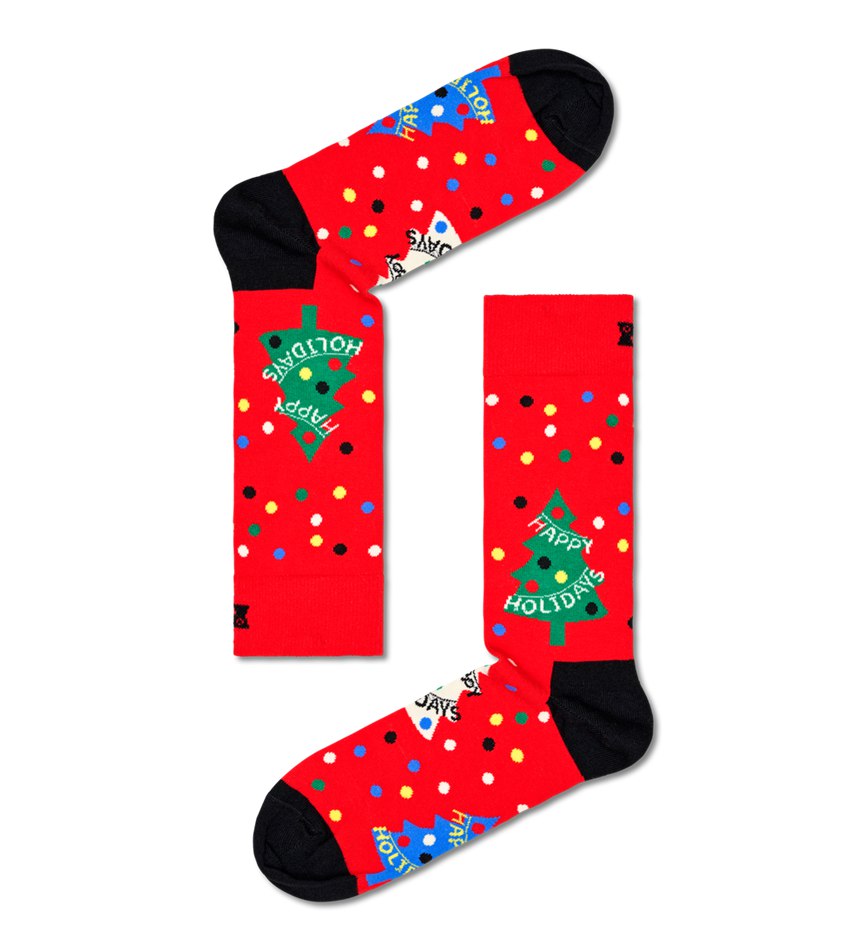 Gift Set Happy Socks 2-Pack Happy Holidays Socks | XNA-9441352