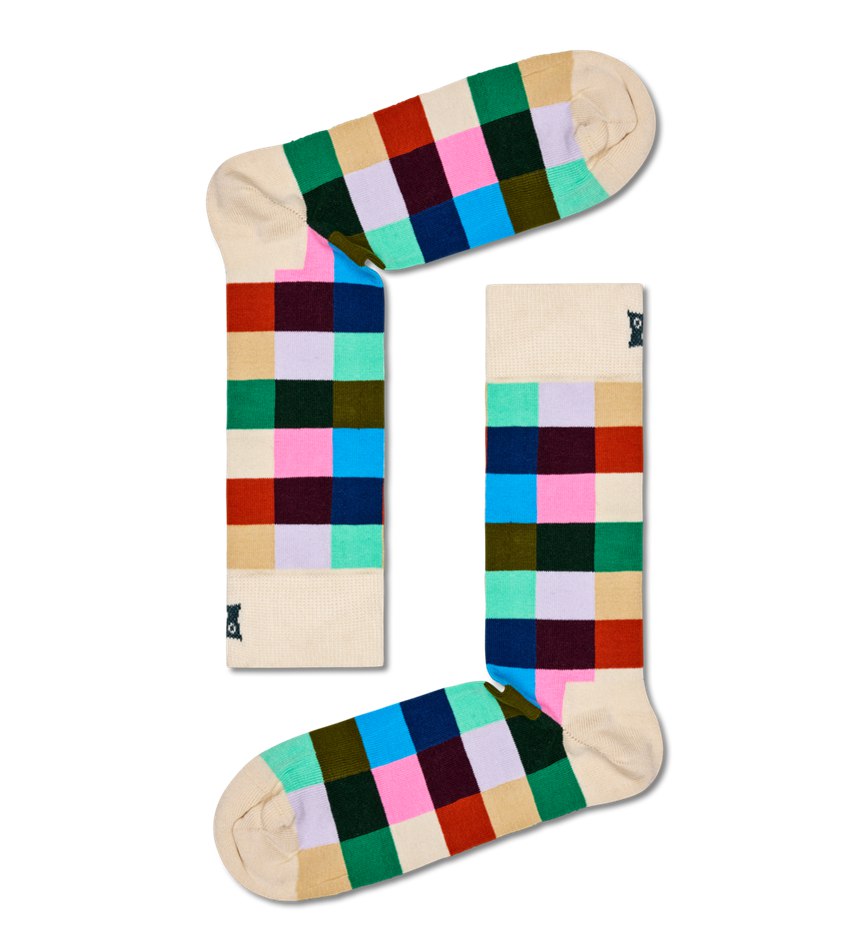 Gift Set Happy Socks 3-Pack Check It Out Socks | AZA-2038470