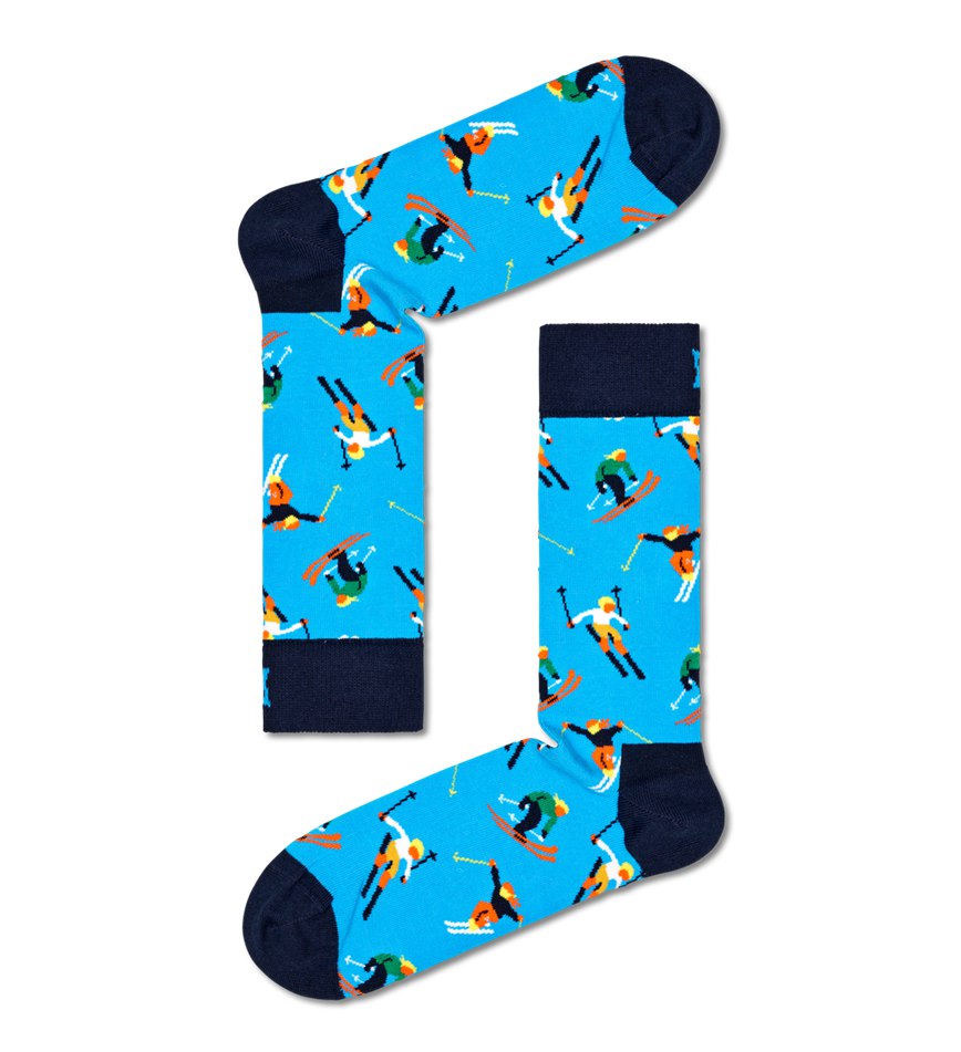 Gift Set Happy Socks 3-Pack Downhill Skiing Socks | ZEA-1559619