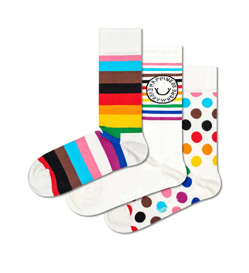 Gift Set Happy Socks 3-Pack Pride Socks | ALL-7150600