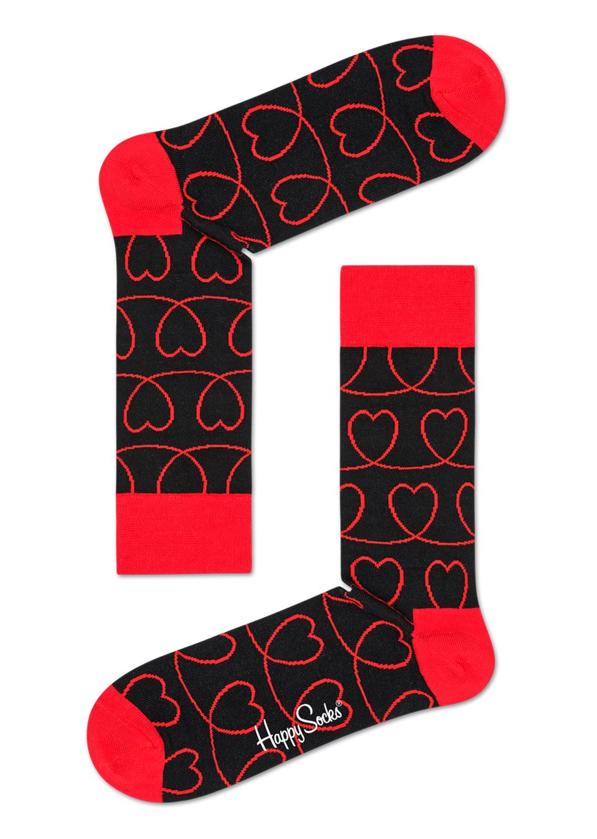 Gift Set Happy Socks 3-Pack Heart Socks | PJF-8381112