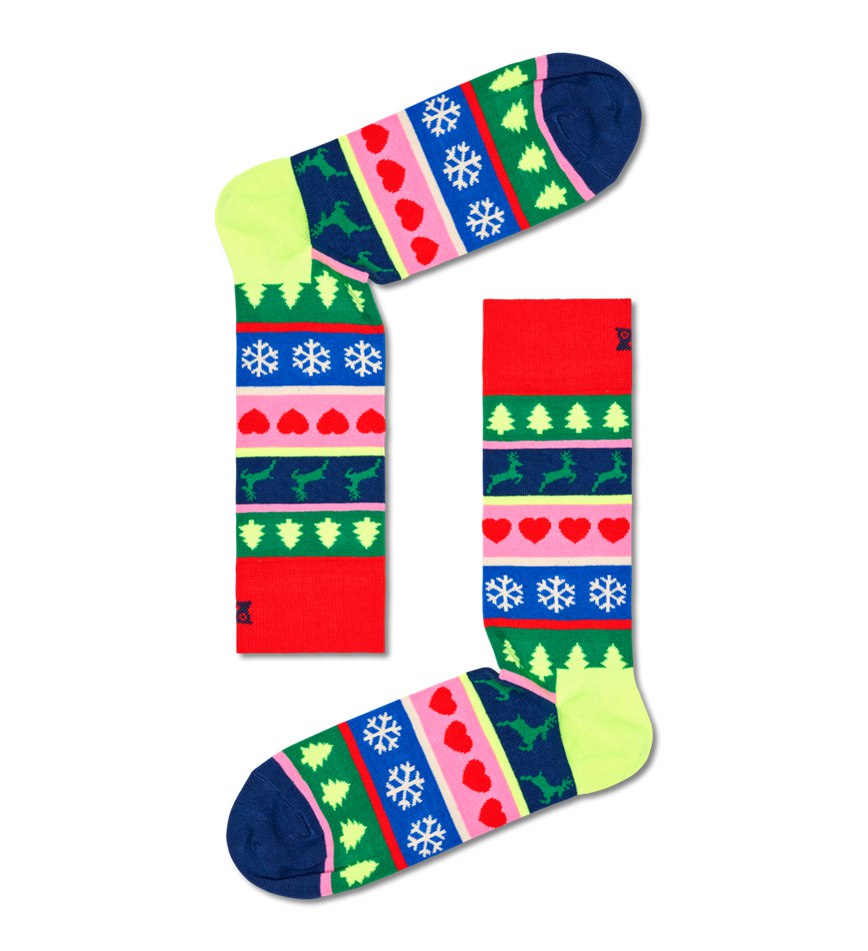 Gift Set Happy Socks 3-Pack X-Mas Sweater Socks | YCK-4095377