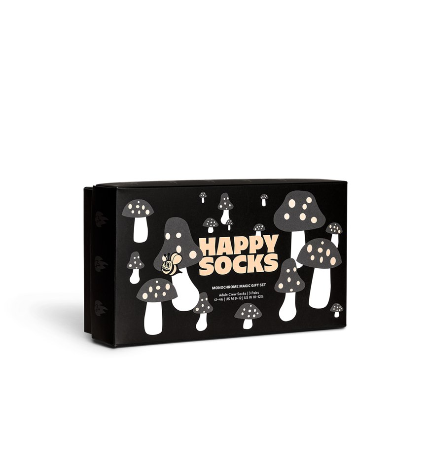 Gift Set Happy Socks 3-Pack Monochrome Magic Socks | PCT-3480719