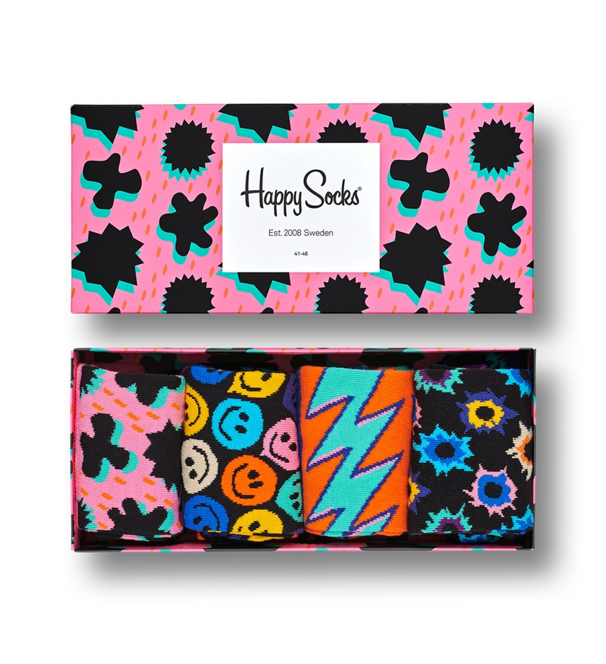 Gift Set Happy Socks 4-Pack Festival | YSX-5781793
