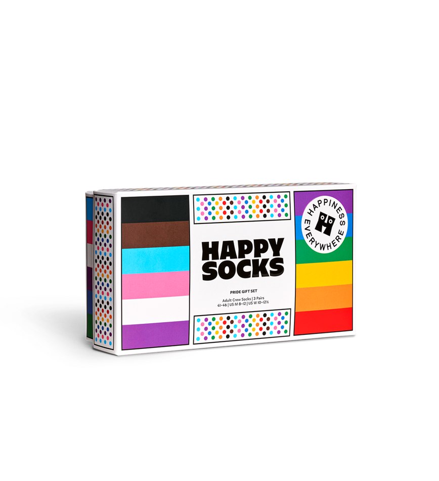 Gift Set Happy Socks 3-Pack Pride Socks | NNL-4497615